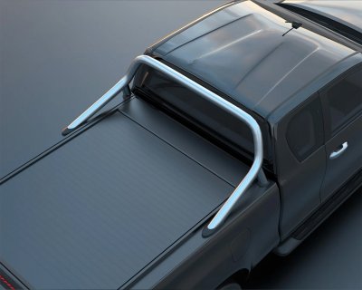 Rolltop Toyota Hilux 2016- | Tessera Roll+ E-KIT | Extra Cab with original roll bar