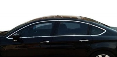 Complete package of window moldings for Citroen C5 Sedan 2008-