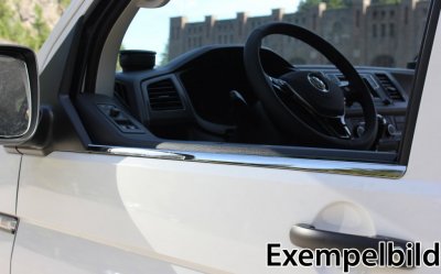 Stainless steel railings for Dacia Dokker 2012-