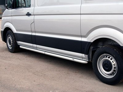 Aluminum side bars for MAN TGE from 2017-