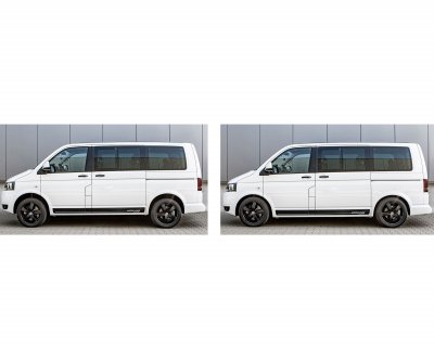 Lowering for Volkswagen Transporter T5/T6/T6.1 from 2003-