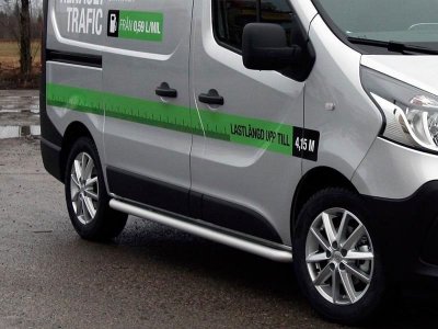 Aluminum side bars for Fiat Talento from 2016-
