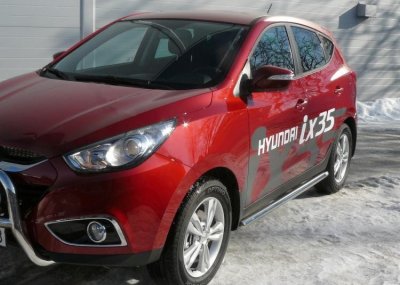 Sidobågar i Rostfritt stål till Hyundai iX35 2010-