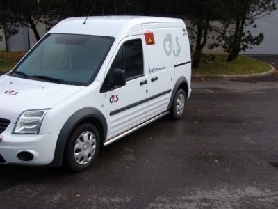 Stainless Steel Side Arches for Ford Transit Connect L2 2003-2013