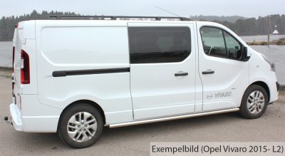 Stainless Steel Side Arches for Opel Vivaro L1 2015-