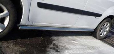 Stainless steel side bars for Renault Kangoo L1 2008-2013