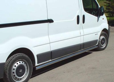 Stainless Steel Side Arches for Renault Trafic L2 2002-2014