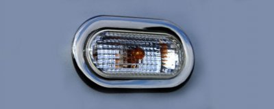 Stainless steel side indicators for VW Transporter T5 2003-2015
