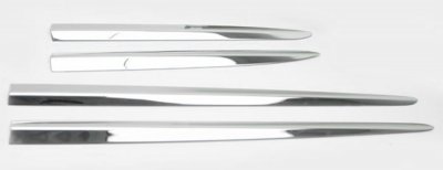 Stainless steel side rails for Fiat 500X 2015-