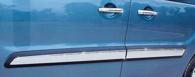 Stainless steel side rails for Peugeot Partner from 2008-2018