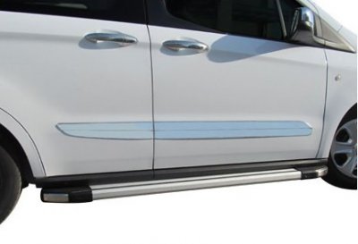Side moldings for Ford Transit Courier 2014-