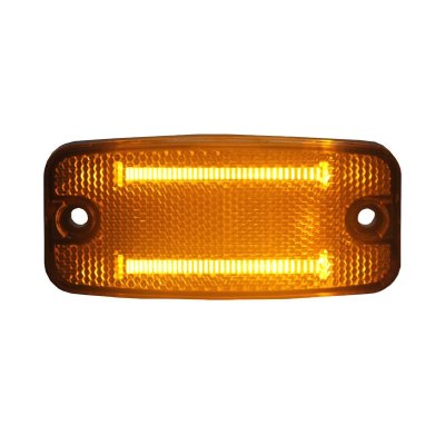 Position light/side marker in fiber optic LED with built-in reflex | Yellow