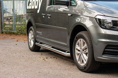 Side bars Caddy curved ends (Volkswagen) 2004-2020