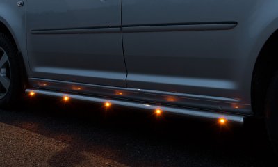 Side bars Sprinter (Mercedes) 2000-2006 curved ends