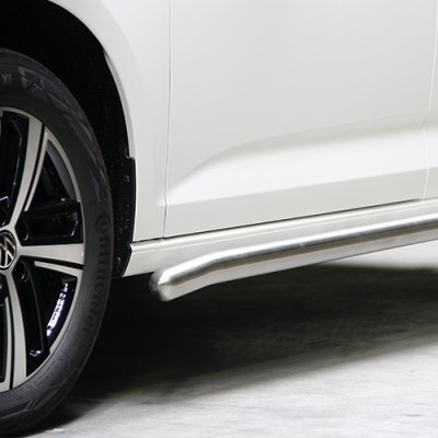 Side bars with curved ends for Volkswagen Caddy from 2021-