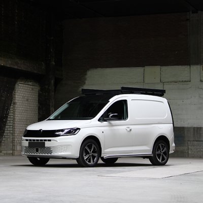 Side bars with curved ends for Volkswagen Caddy from 2021-