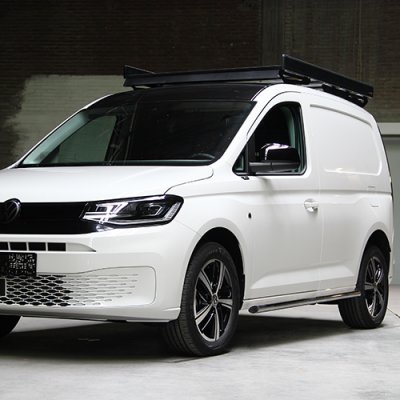 Side bars with slanted ends for Volkswagen Caddy from 2021-