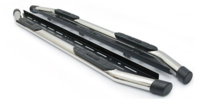 Side bars L200 (Mitsubishi) 2016-2019 step surfaces