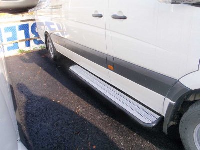 ED steel steps for Volkswagen Crafter (L2 &amp; L3) 2006-