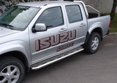 Stainless steel side steps for Isuzu D-Max 2007-2011