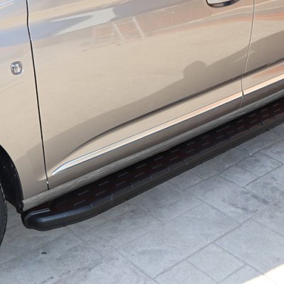 Aluminum "Rough" side bars for Volkswagen Caddy from 2021-