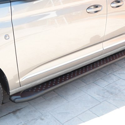 Aluminum side bars (Black) for Volkswagen Caddy from 2021-