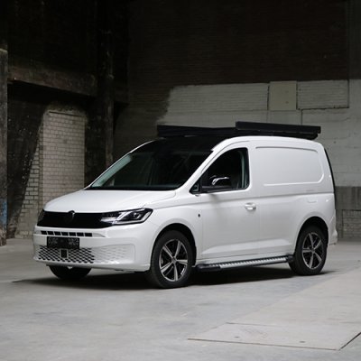 Aluminum side bars for Volkswagen Caddy from 2021-