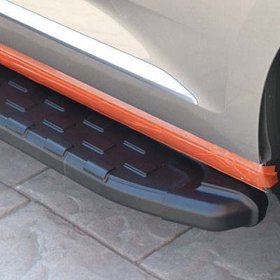 Aluminum "Rough" side bars for Volkswagen Caddy from 2021-