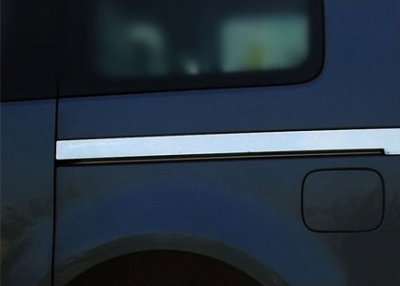 Stainless steel sliding door strip for MB Citan 2013-