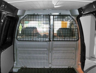 Protective grille for partition wall for VW Caddy from 2004-2020