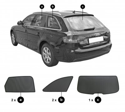 Sun visors Audi A4 Avant/Allroad 2008-2015