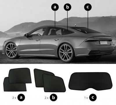 Sun visor Audi A7 Sportback from 2018- onwards