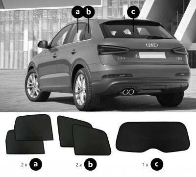 Sun visor Audi Q3 from 2012-2018