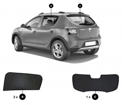 Sun protection Dacia Sandero from 2013-2020