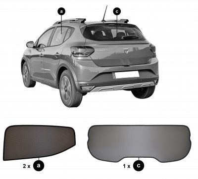 Sun protection Dacia Sandero from 2021-