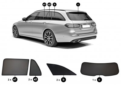 Sun visors Mercedes E-Class from 2016-2023