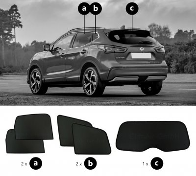 Sun visor Nissan Qashqai from 2017-2020