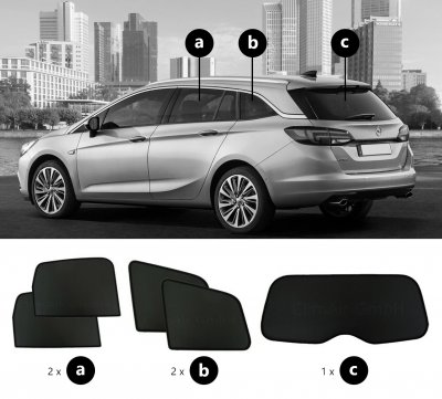 Sun protection Opel Astra from 2015-2021