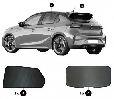 Sun visor Opel Corsa from 2020-