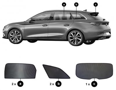 Sun visors Seat Leon ST from 2020-