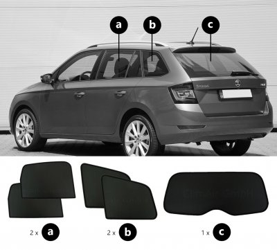 Sun visor Skoda Fabia station wagon from 2015-2021