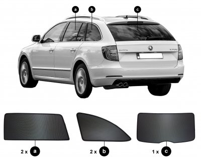 Sun visor Skoda Superb from 2009-2015