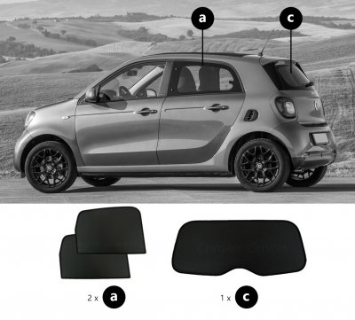 Sun visor Smart Forfour from 2014-