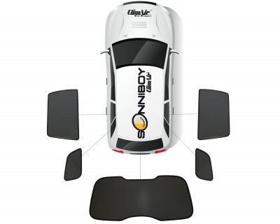 Sunshade for Audi Q7 from 2027- | Sonniboy – Model-specific sunshade and privacy screen