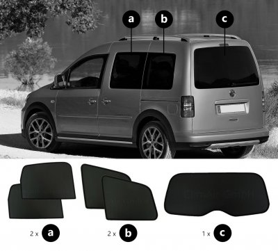 Sun visors Volkswagen Caddy from 2010-2015