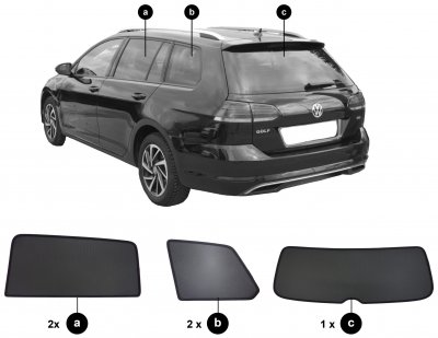 Sun visor Volkswagen Golf Sportscombi/Alltrack from 2014-2019