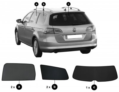 Sun visors Volkswagen Passat from 2011-2014