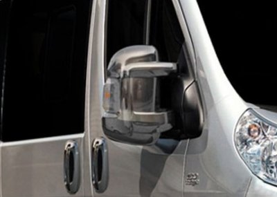 Chrome ABS plastic mirror caps for Fiat Ducato 2007-/2014-