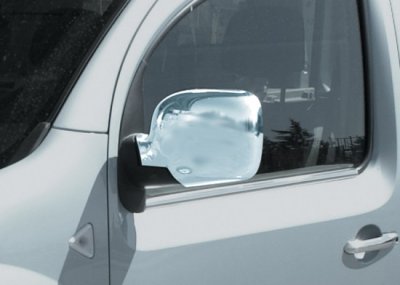 Stainless steel mirror covers for Renault Kangoo 2008-2013