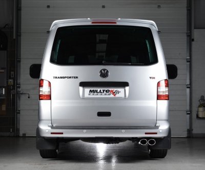 Sports exhaust system Milltek for Volkswagen Transporter T5 2010-2015